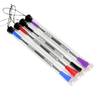 4.5" Stainless Steel Dab Tool w/ Silicone Cover - Assorted Colour