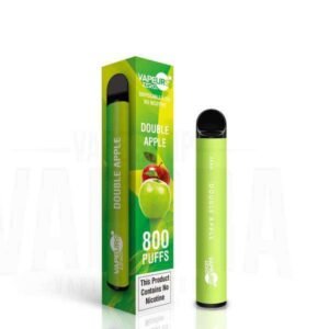 Vape Descartável Double Apple – Vapeurs  800 puffs – Sem Nicotina