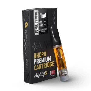 HHC PO Eighty8 Recarga Super Strong 1ML – Strawberry Banana