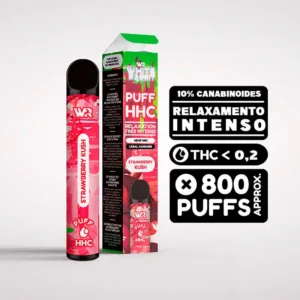 Vape Descartável HHC 10% Strawberry Kush – WHITE RABBIT
