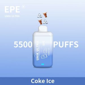 Vape Descartável 5500 Puffs – Cola Ice – Unik Ultra