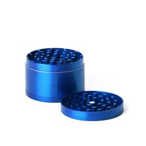 Alternative view of 60MM BLUE METAL 4PC HERB GRINDER