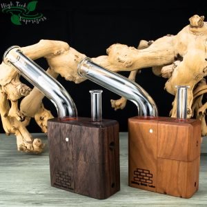 Alternative view of OG Brick Flame Powered Extraction Device by Sticky Brick Labs