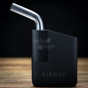 Alternative view of FIERCE Bent Glass Mouthpiece