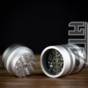 Alternative view of GR8TR® V2 Jar Grinder Matte Silver/Gun metal