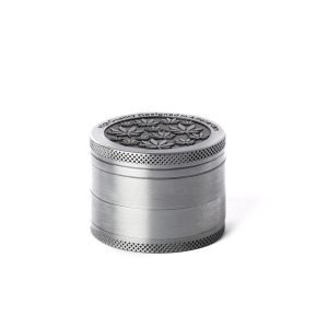 SILVER MULTI LEAF 50MM 4PC HERB GRINDER