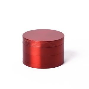 RED METAL 60MM 4PC HERB GRINDER