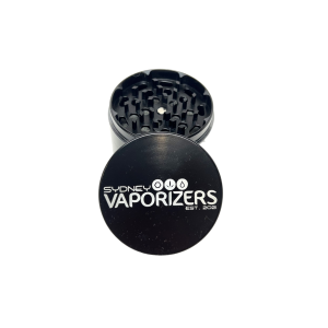 Alternative view of SYDNEY VAPORIZERS BLACK METAL 4PC HERB GRINDER 60MM