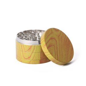 Alternative view of 60MM LIGHT TIMBER LOOK, 4PC METAL HERBA GRINDER