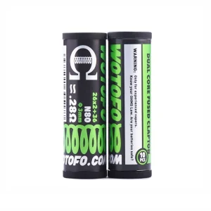 Dual Core Fused Clapton Coils 10pcs – Wotofo