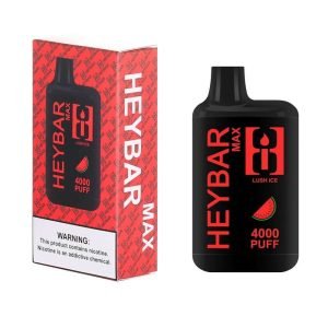 Vape Descartável – Heybar Max 4000 puffs – Lush Ice