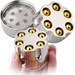 Alternative view of Grinder de Ervas Revolver em Alumínio