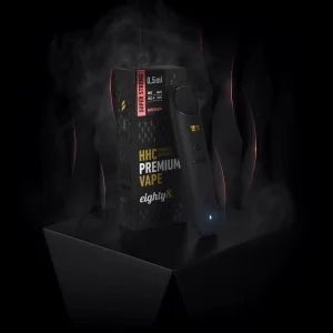 Alternative view of HHC Vape + HHC-P Eighty8 Vape Super Strong – Raspberry