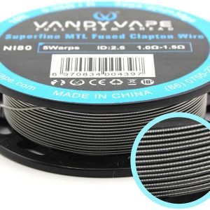 Alternative view of Superfine MTL Ni80 Fused Clapton Wire – Vandy Vape