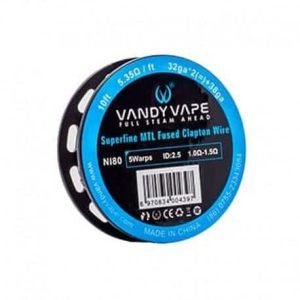 Superfine MTL Ni80 Fused Clapton Wire – Vandy Vape